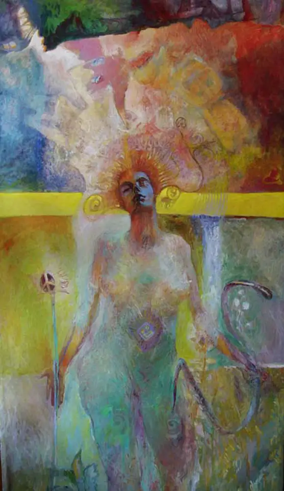 Creation — portrait oil painting by Krzysztof Doniewski