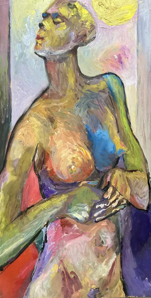 Figure 1 — portrait oil painting by Krzysztof Doniewski