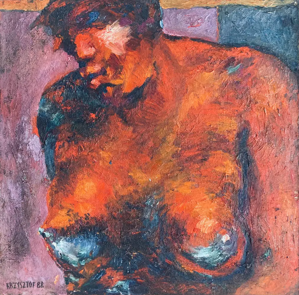 Long Lived — portrait oil painting by Krzysztof Doniewski