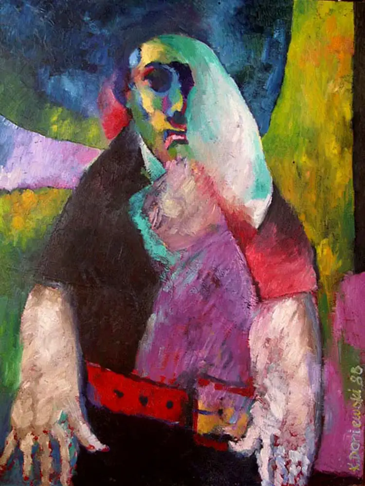 Mexico — portrait oil painting by Krzysztof Doniewski