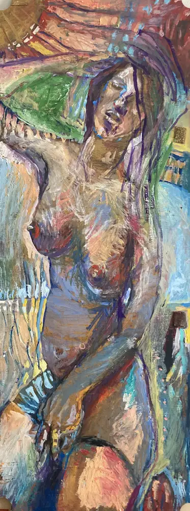 Nude 1 — portrait oil painting by Krzysztof Doniewski