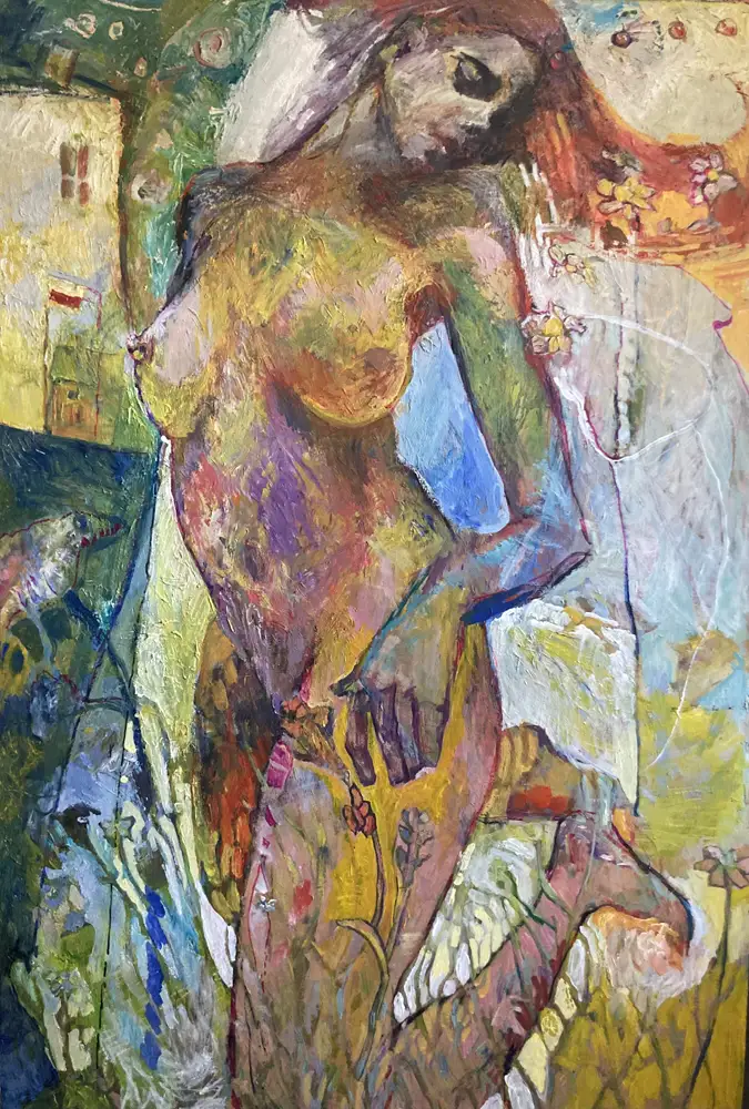 Nude 7 — portrait oil painting by Krzysztof Doniewski