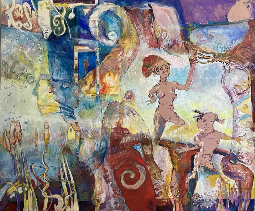 Procession — portrait oil painting by Krzysztof Doniewski