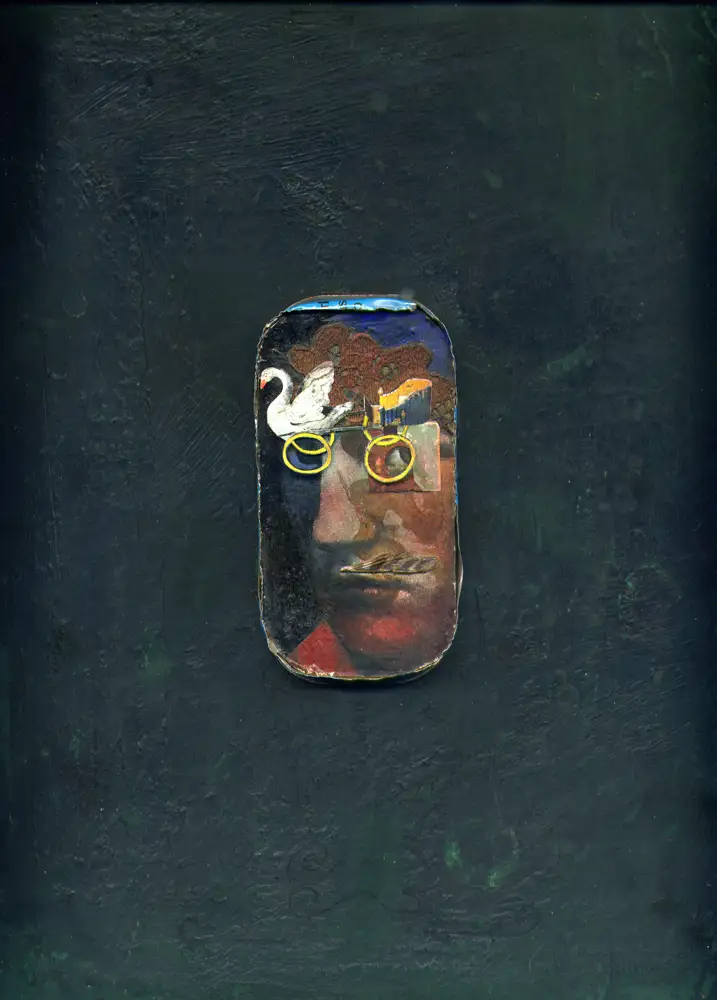 Swon Glasses — portrait oil painting by Krzysztof Doniewski
